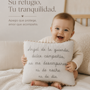 COJÍN FRASE ÁNGEL DE LA GUARDA